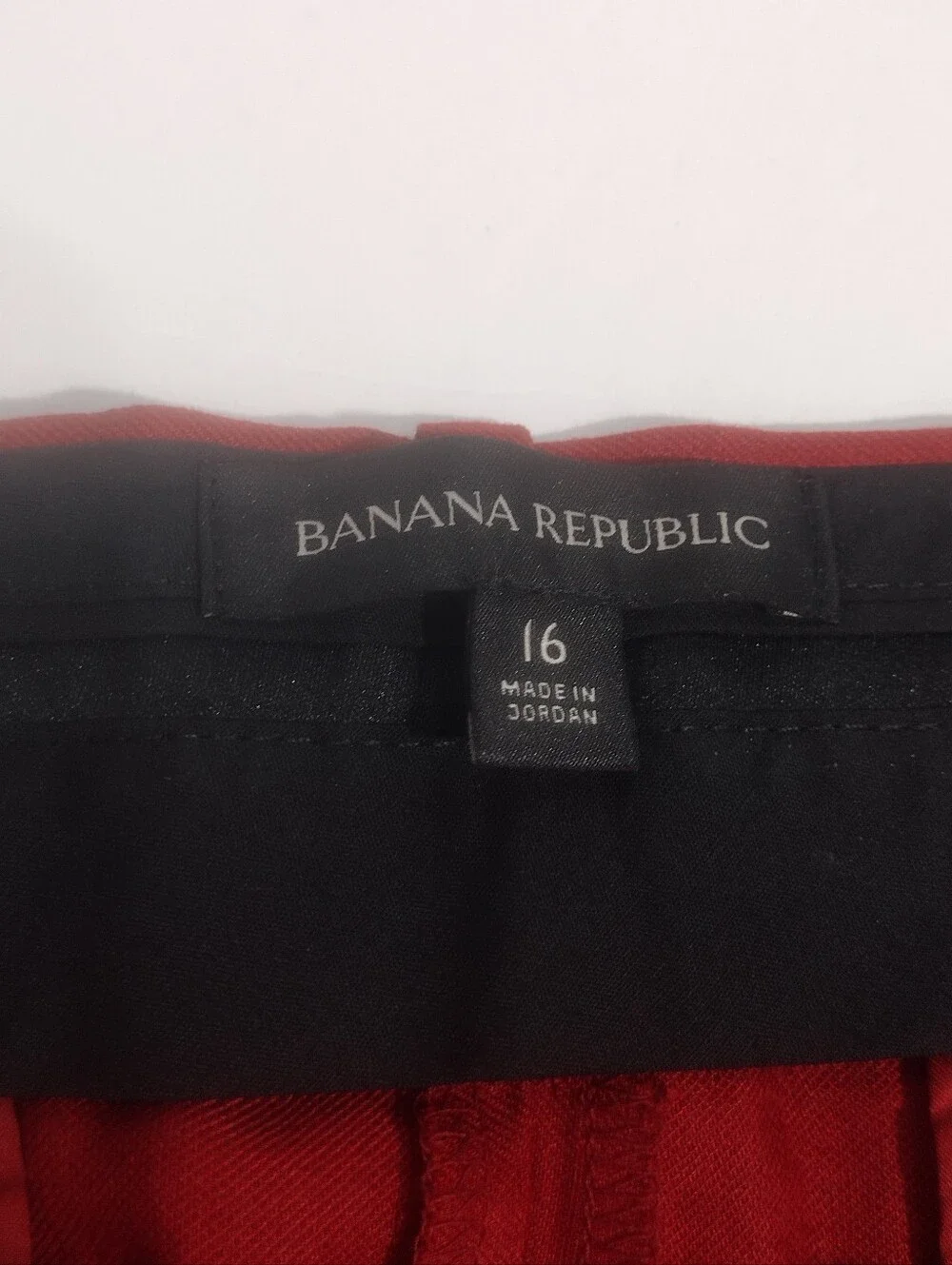 Banana Republic Pants Linen Blend Rust Size 16